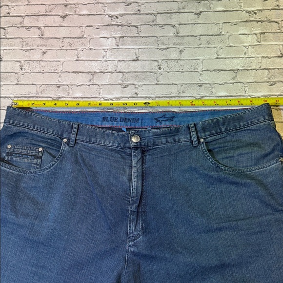 Paul & Shark mens 44x28 blue comfort stretch yachting denim blue jeans EUC - Picture 2 of 8